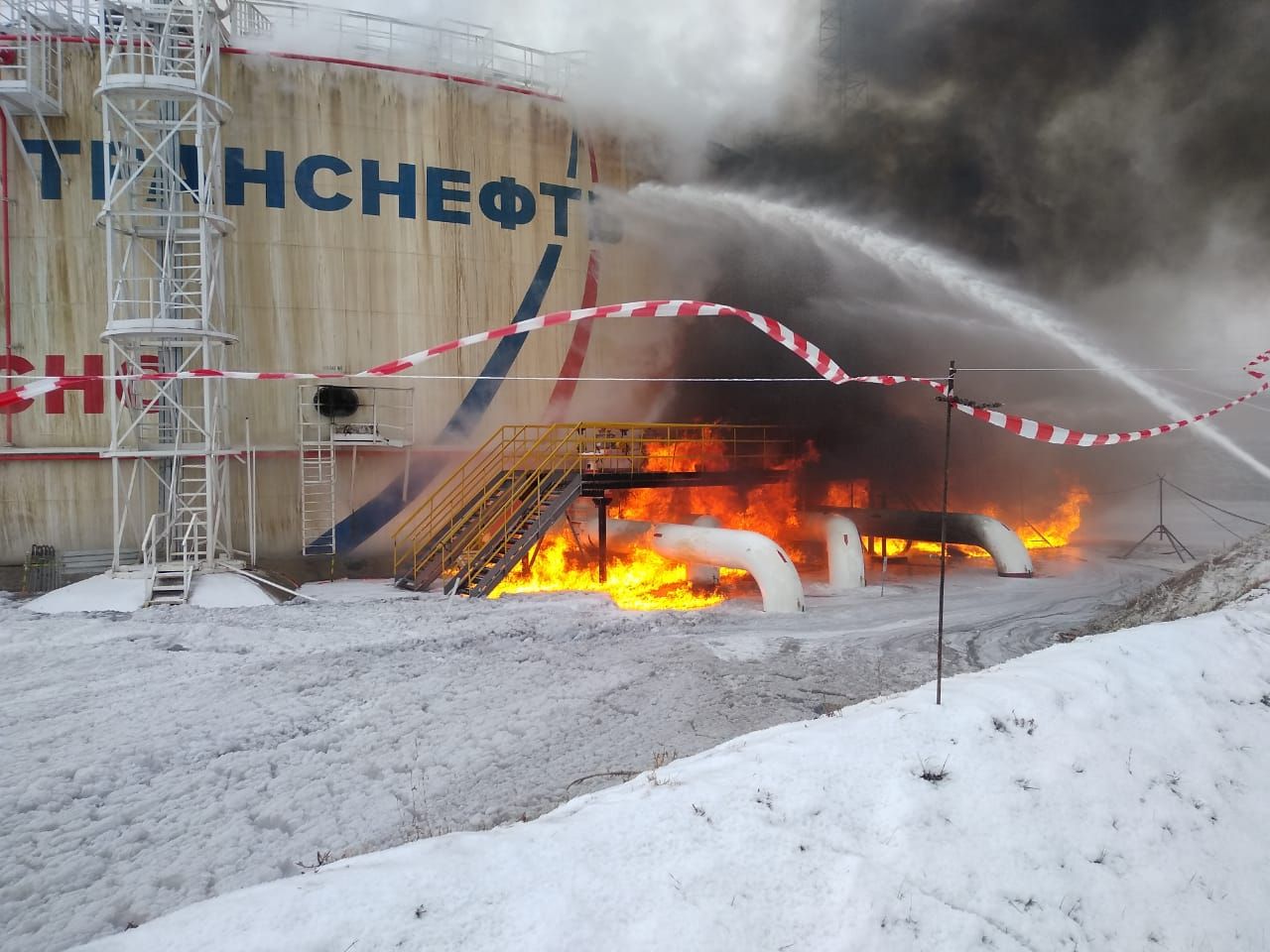 Пожар на нефтеперекачивающей станции в Альметьевском районе: хроника событий
