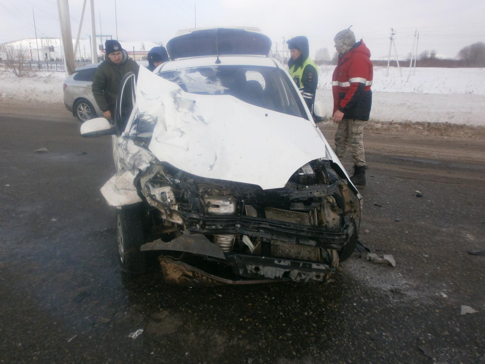 В Альметьевском районе в результате аварии пострадала женщина