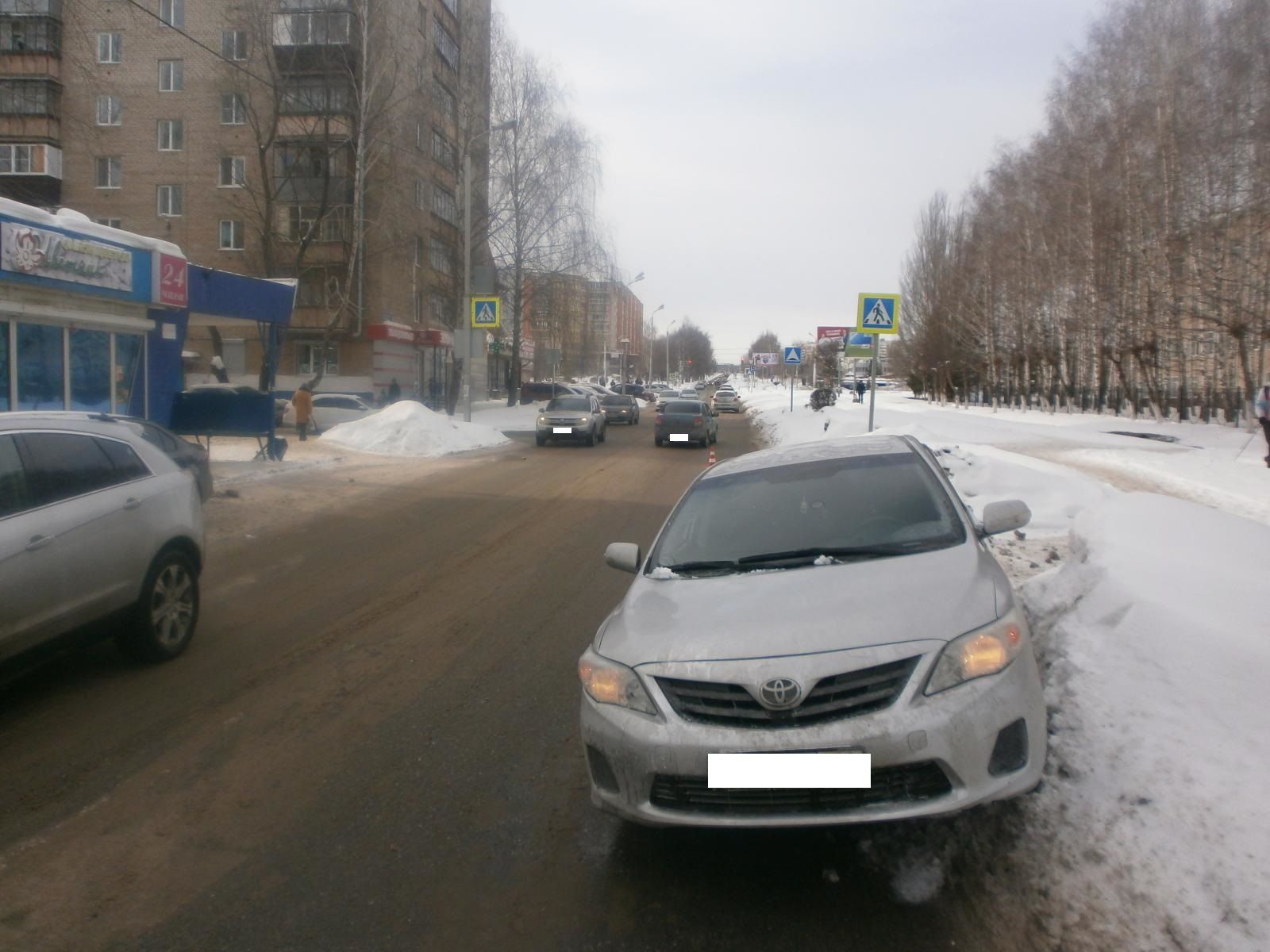 В Альметьевске сбили женщину на пешеходном переходе