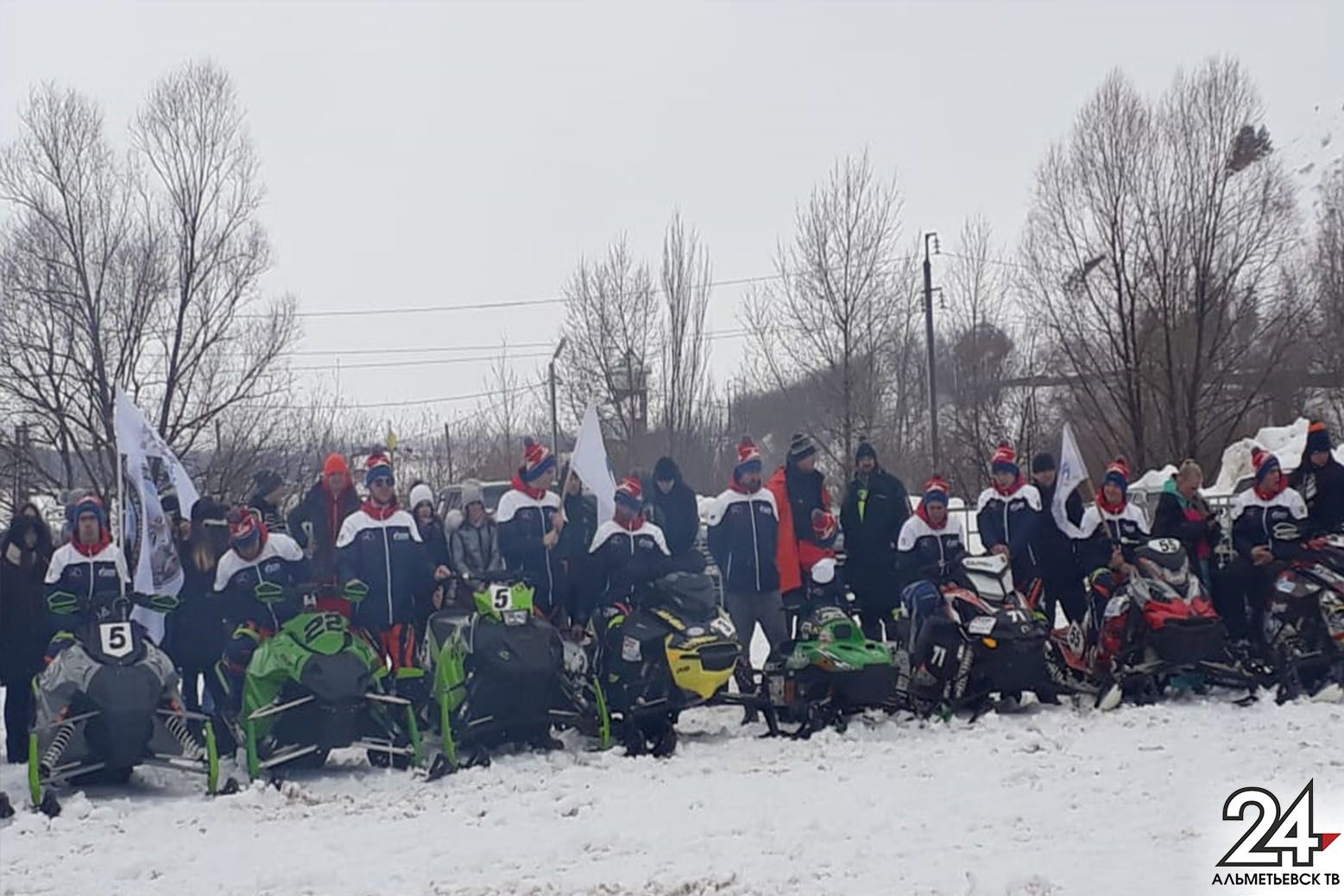 Альметьевск – здесь и сейчас: в районе проходит Кубок России по кроссу на снегоходах&nbsp;