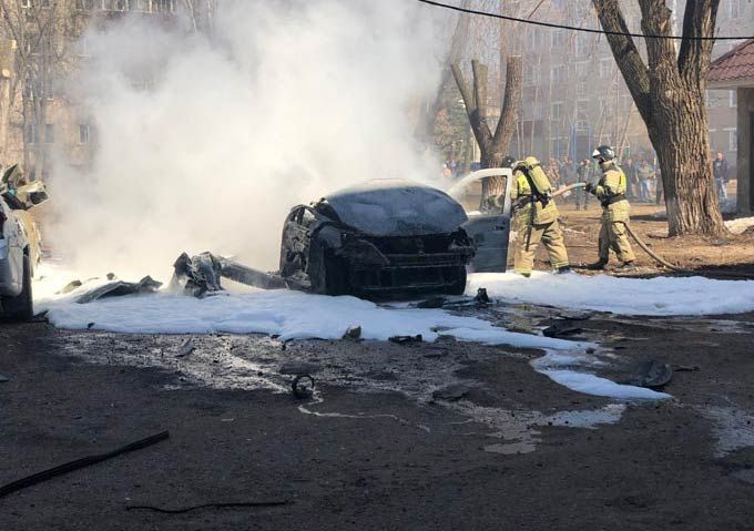 После взрыва баллонов с газом в автомобиле в Татарстане возбуждено уголовное дело