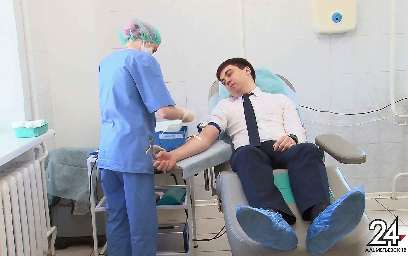 Доноры в Альметьевске сдали 32 литра крови