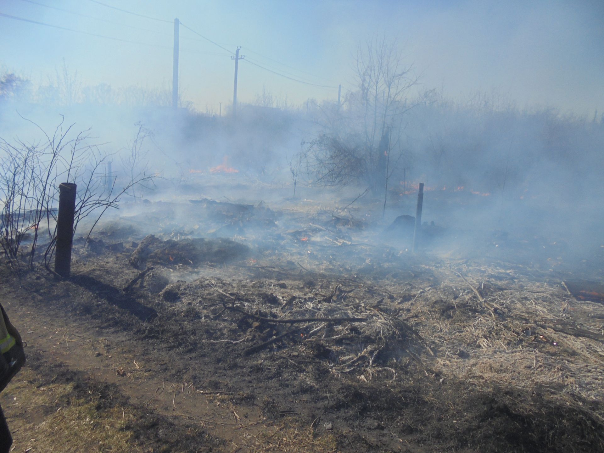 В Альметьевском районе сгорел садовый домик