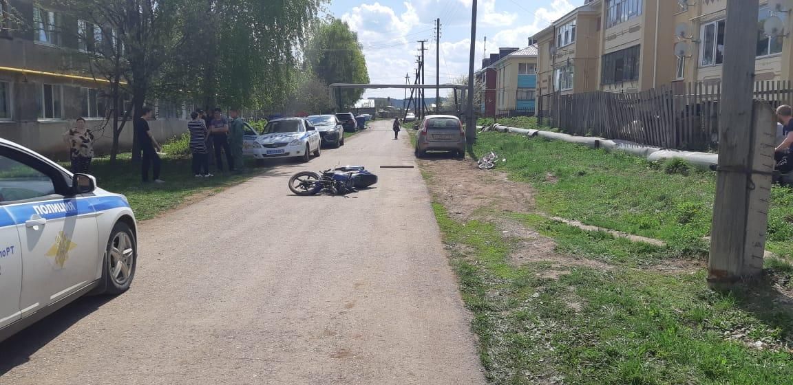 В Альметьевском районе байкер сбил 6-летнего велосипедиста