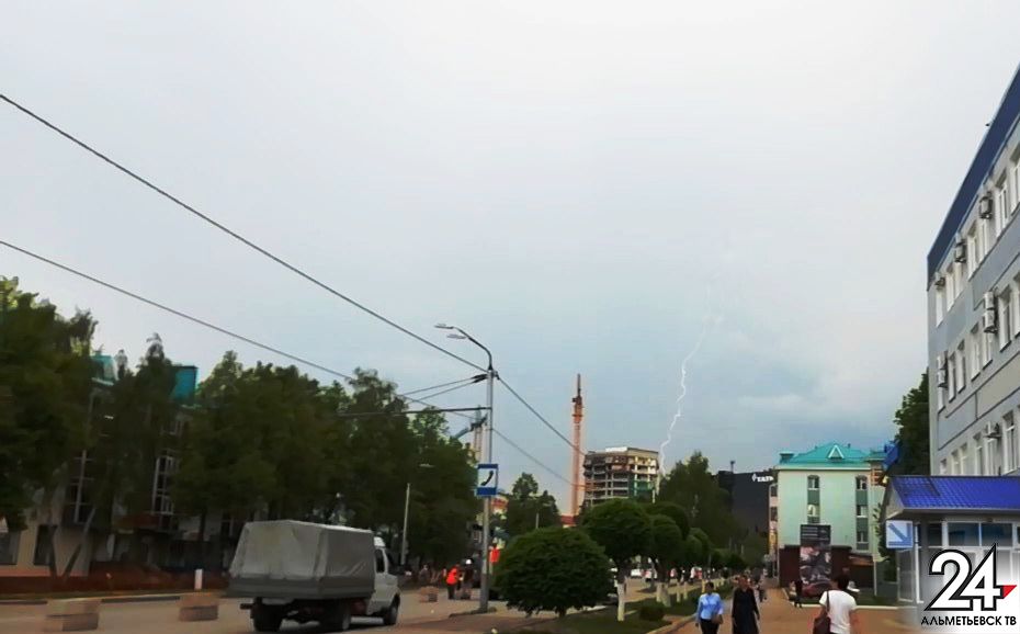 В Татарстане ожидаются дождь, гроза и град