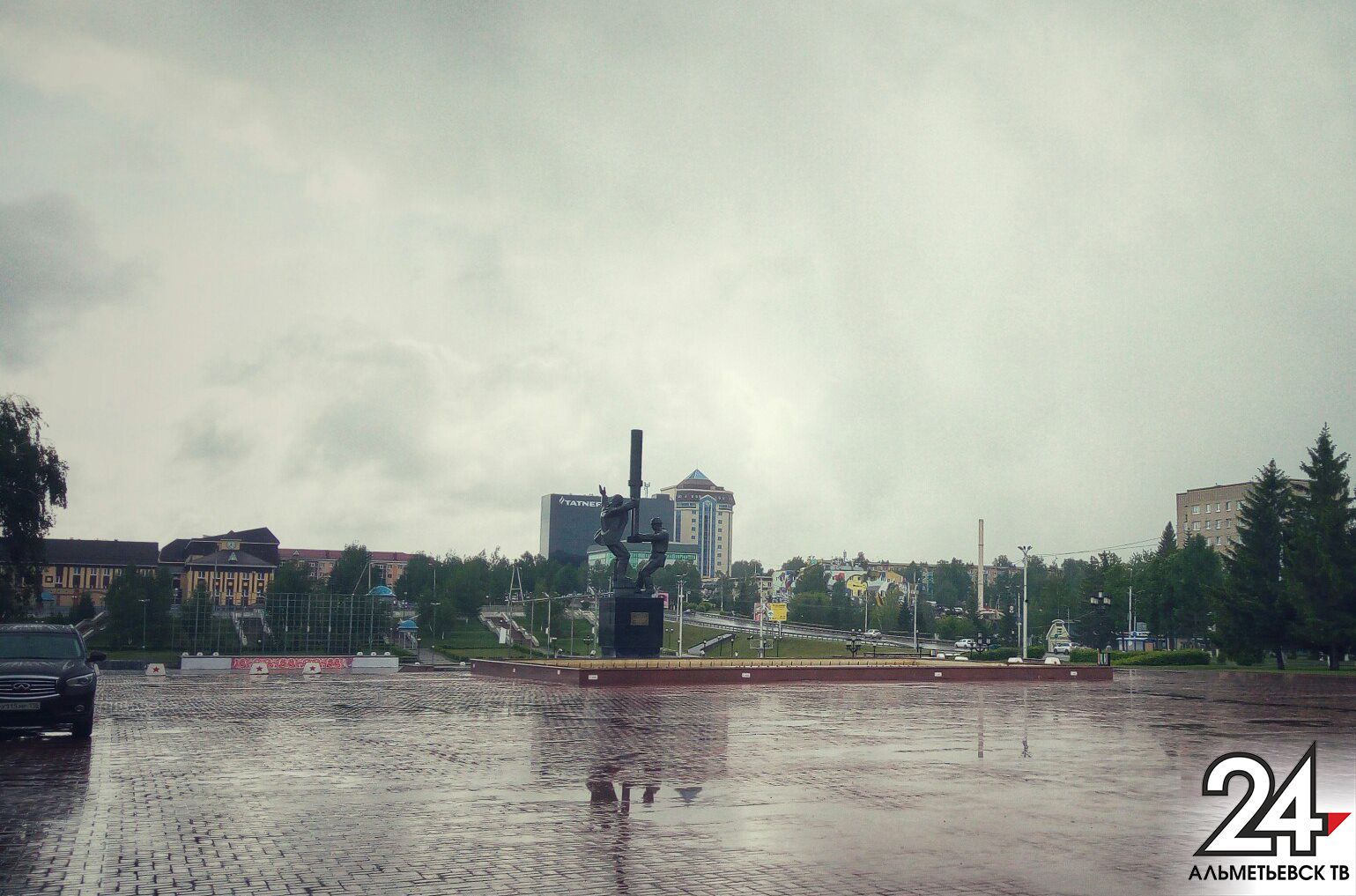 В Альметьевске ожидается дождь
