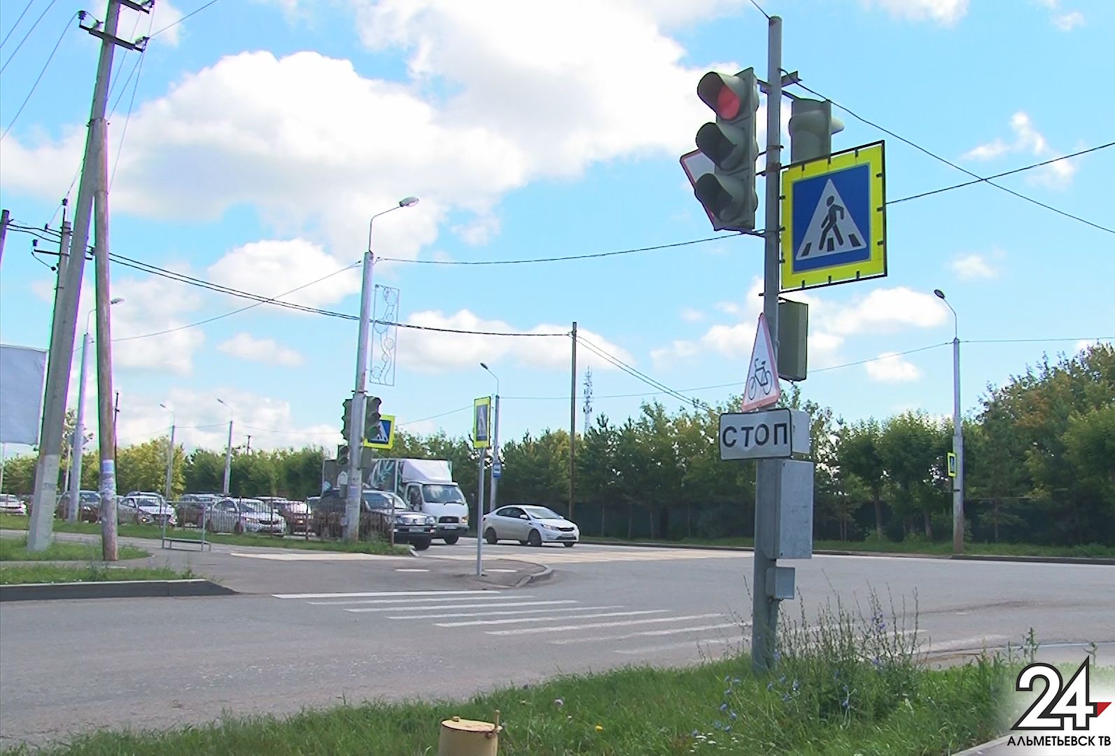 Табло контроля скорости и дополнительные знаки хотят установить на улице Шевченко в Альметьевске