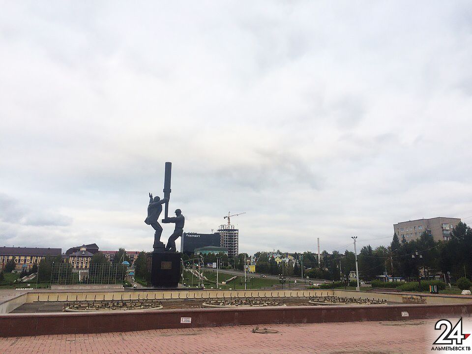 На площади Нефтяников в Альметьевске заработает фонтан