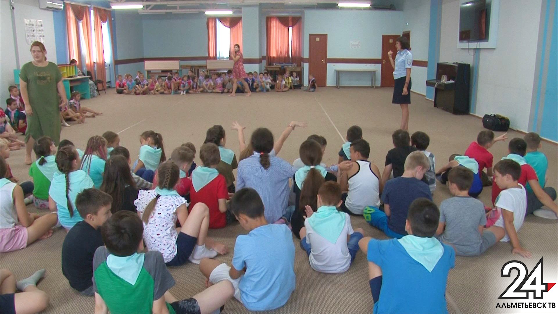 В детских лагерях Альметьевского района проходят конкурсы по ПДД