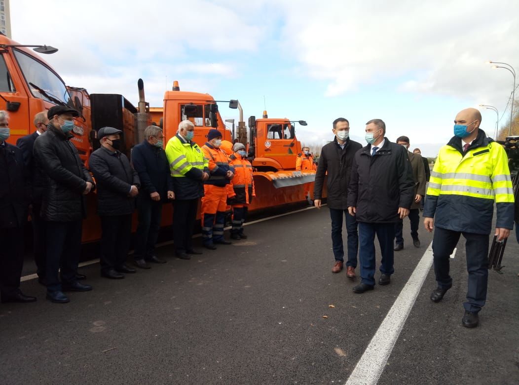 В Альметьевске торжественно открыли отремонтированную дорогу на улице Бигаш