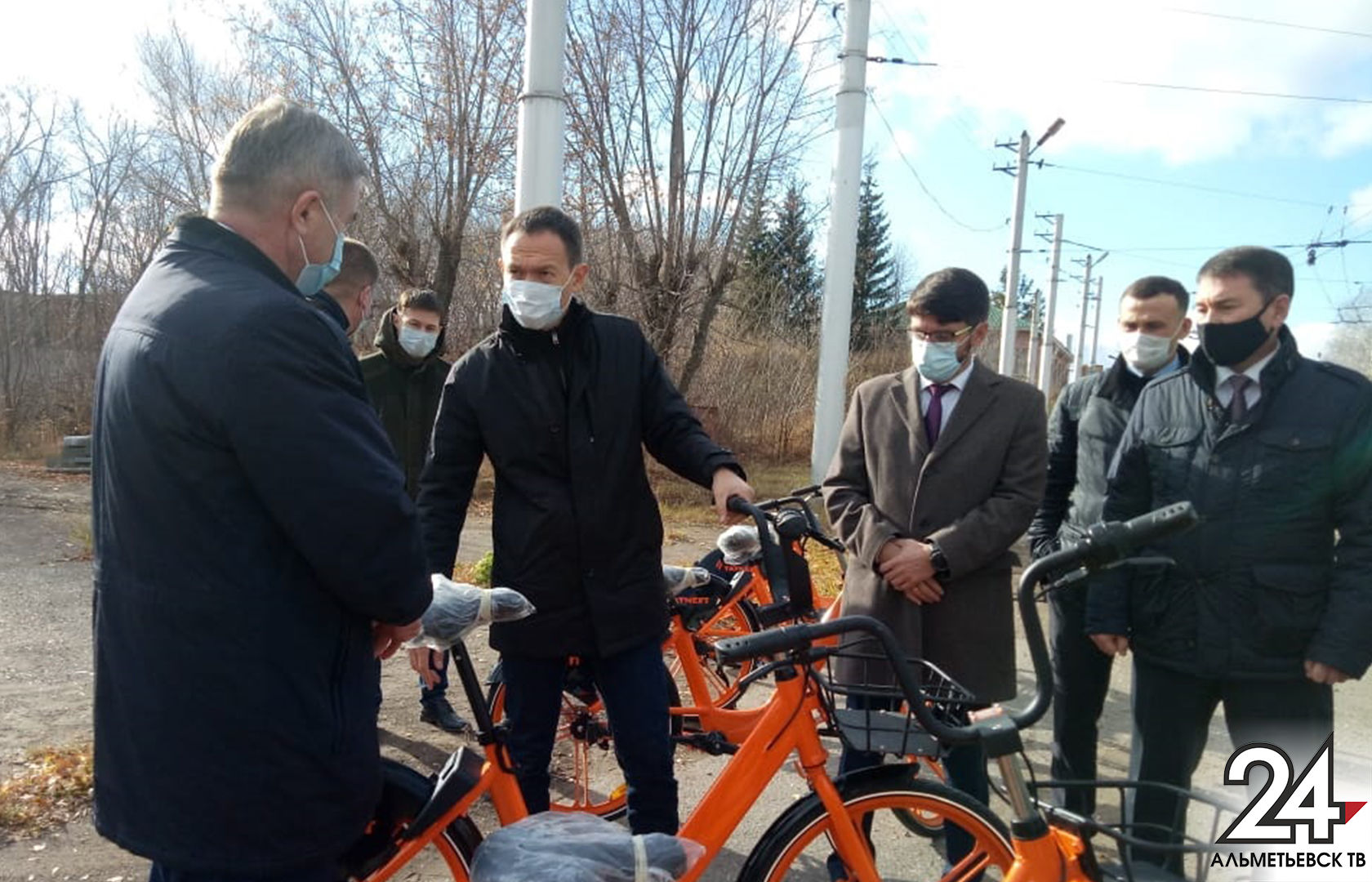 В Альметьевск привезли новые велосипеды для байкшеринга