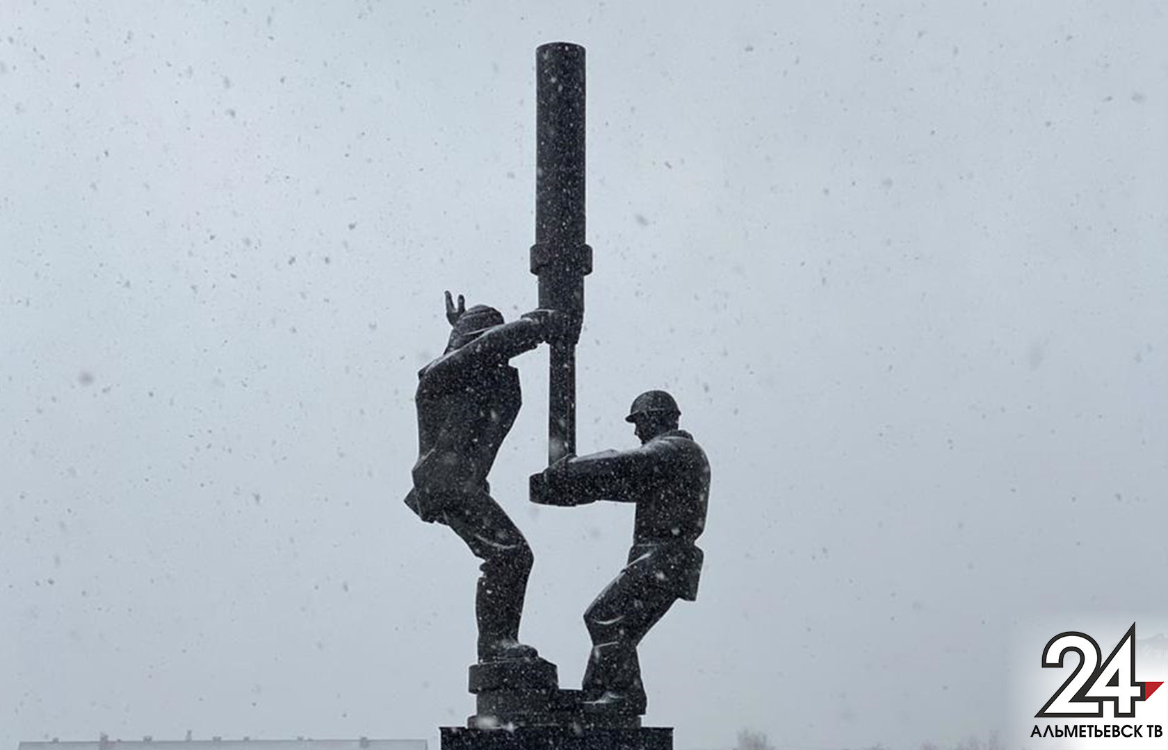 В Татарстане выпал первый снег