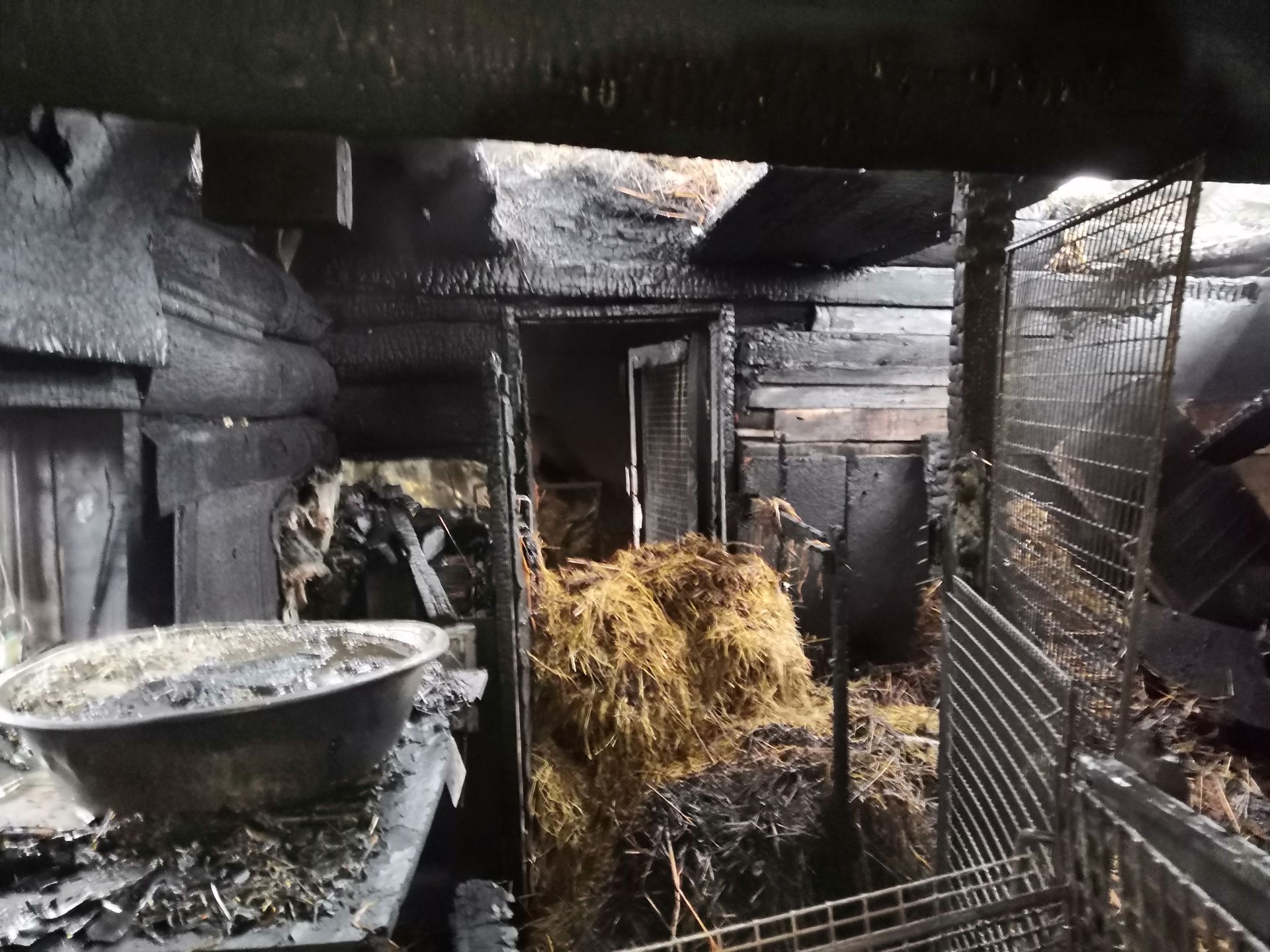 В Альметьевском районе сгорел сарай, предварительная причина – неисправность дымохода
