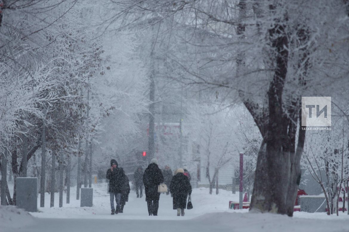 Аномальная холодная погода в Татарстане сохранится до 14 декабря