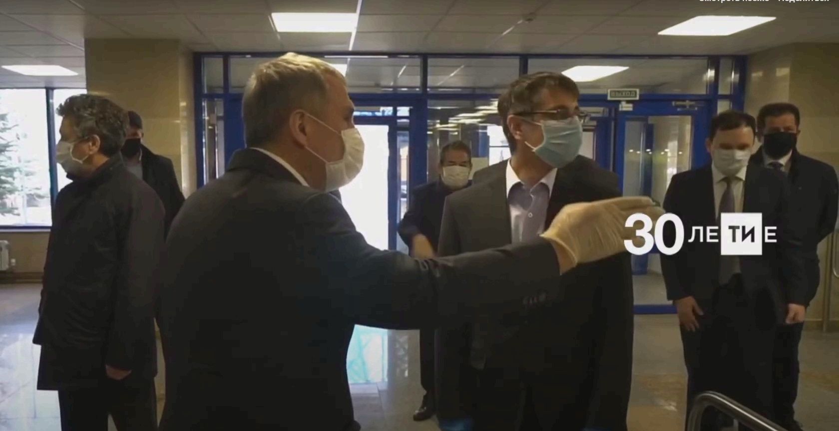 Рустам Минниханов проверил, как борются с распространением коронавируса в Альметьевске