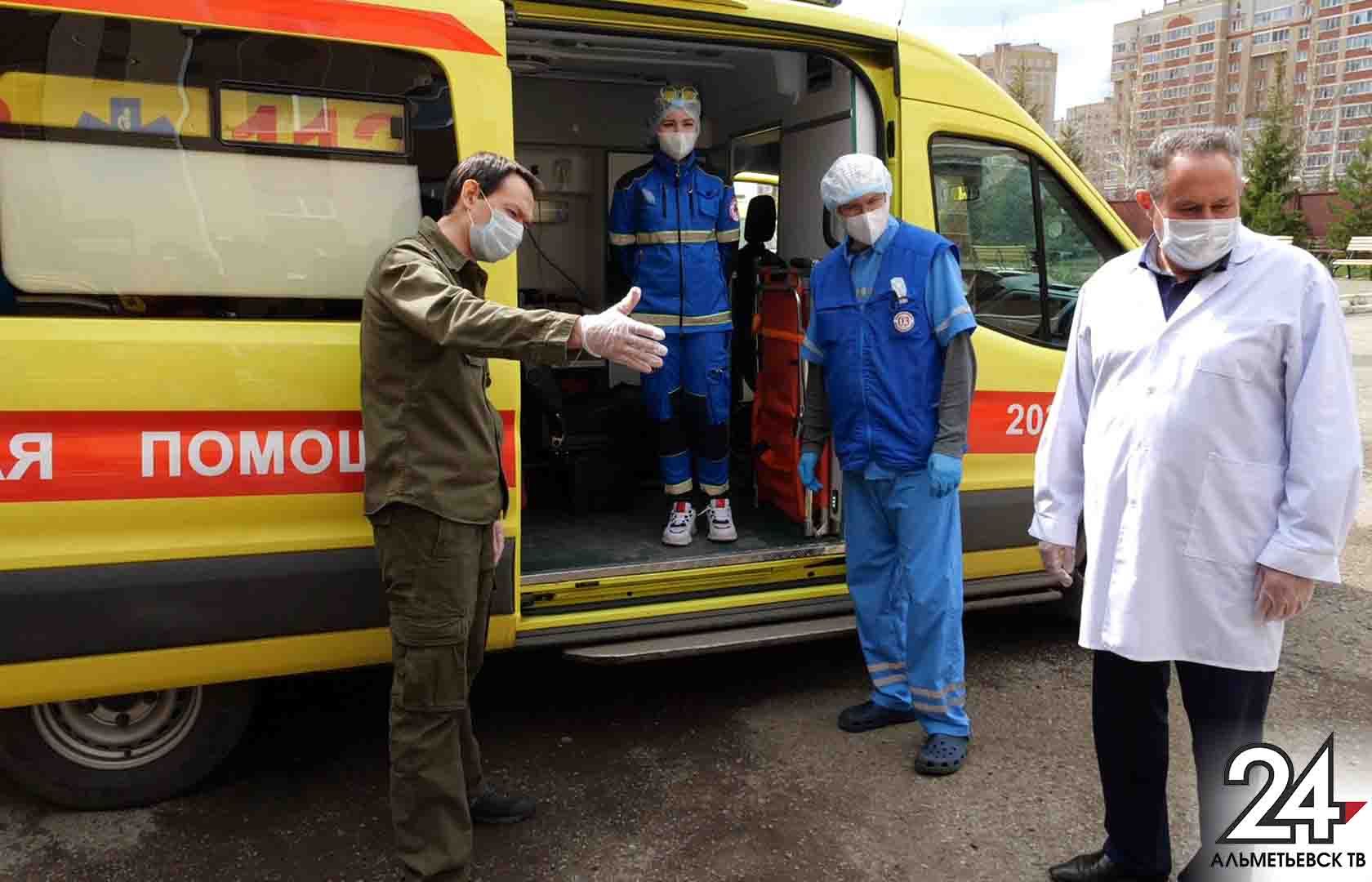 Тимур Нагуманов посетил Альметьевскую станцию скорой помощи