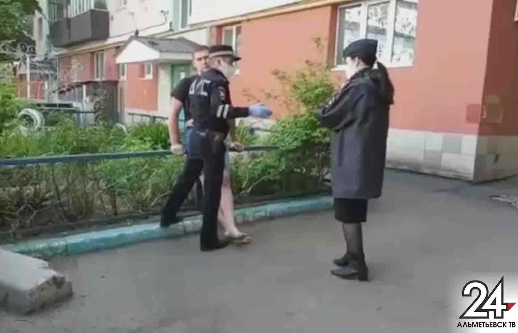 Полицейская погоня в Альметьевске завершилась задержанием водителя