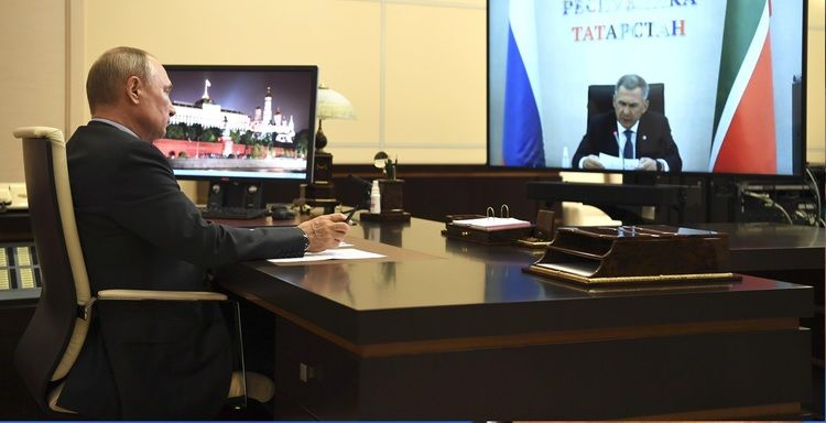 Владимир Путин выразил поддержку выдвижению Рустама Минниханова на новый срок