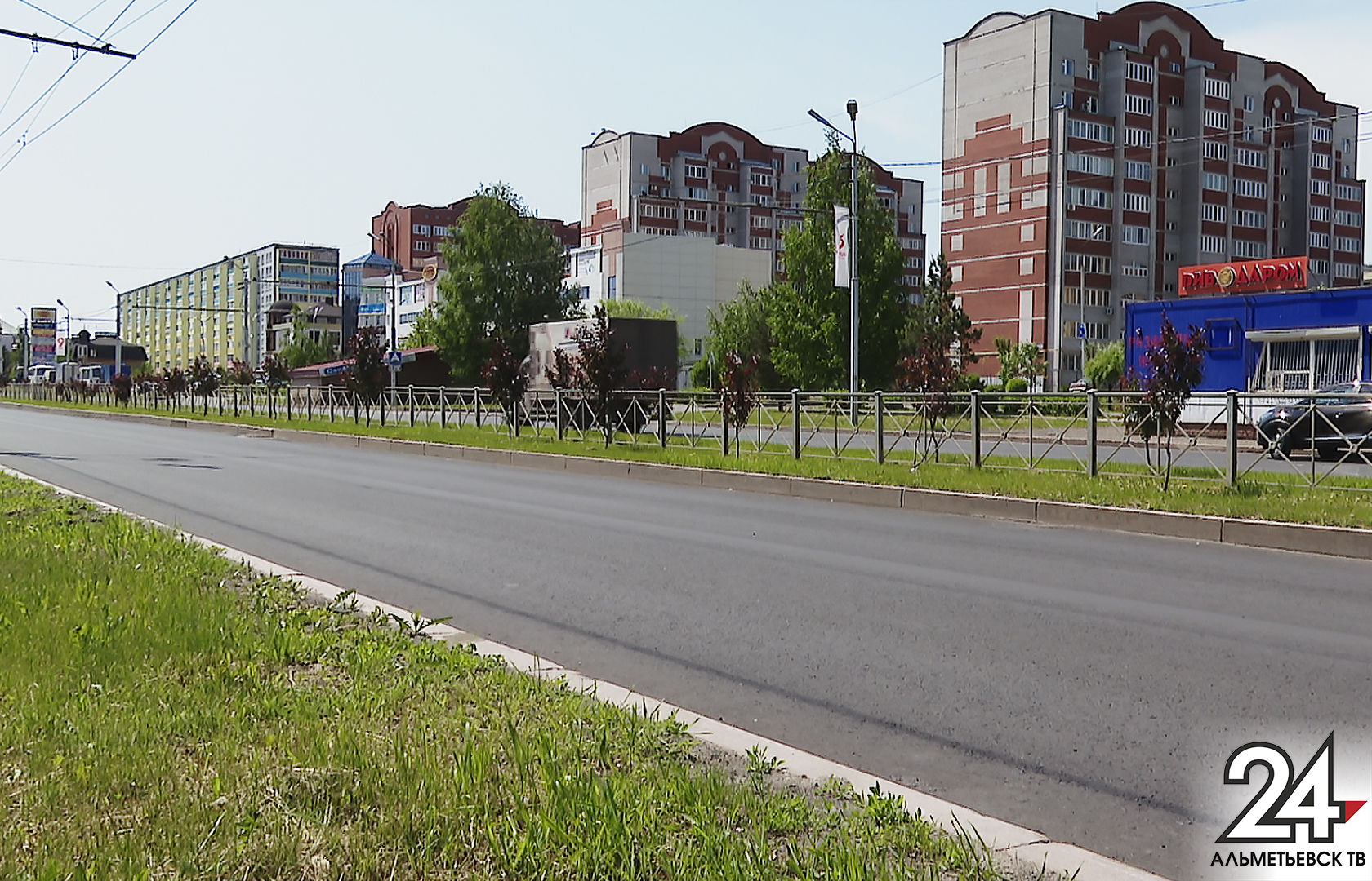 В Альметьевске завершается ремонт дороги по проспекту Строителей
