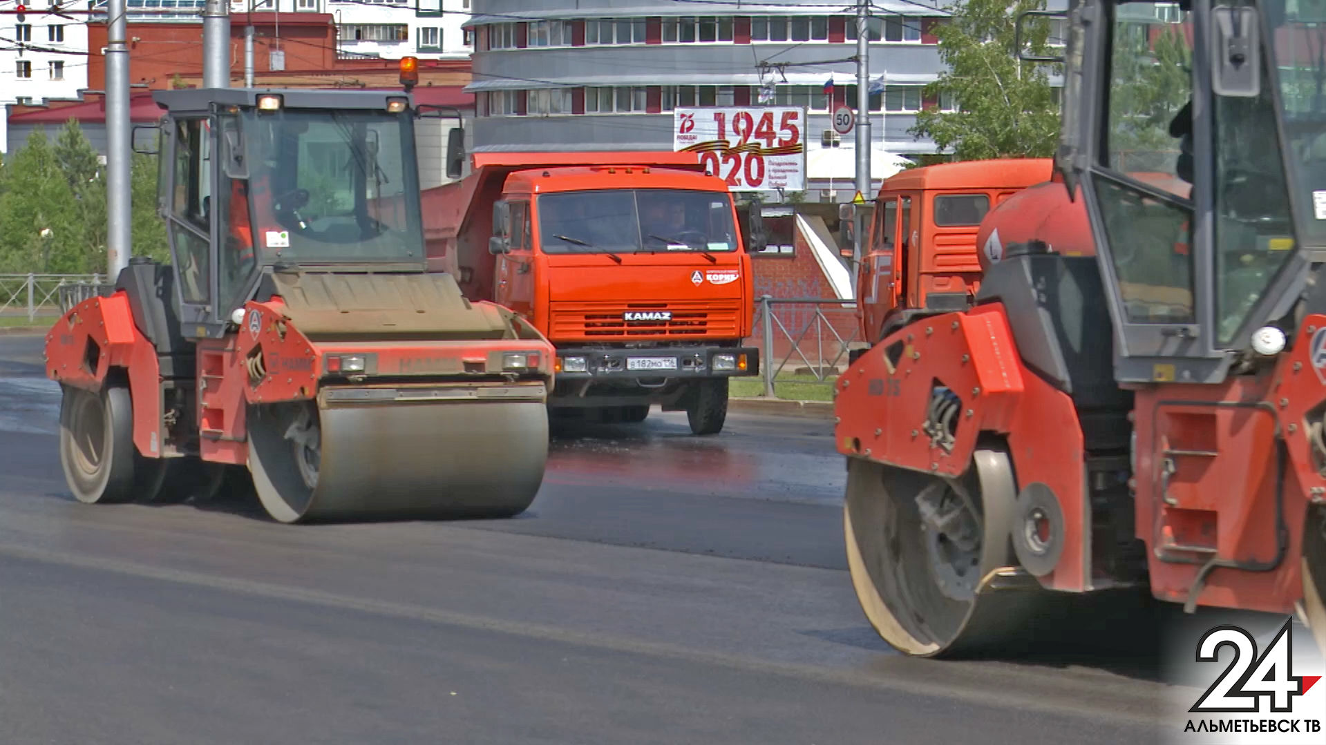 К концу недели в Альметьевске закончится ремонт на проспекте Строителей