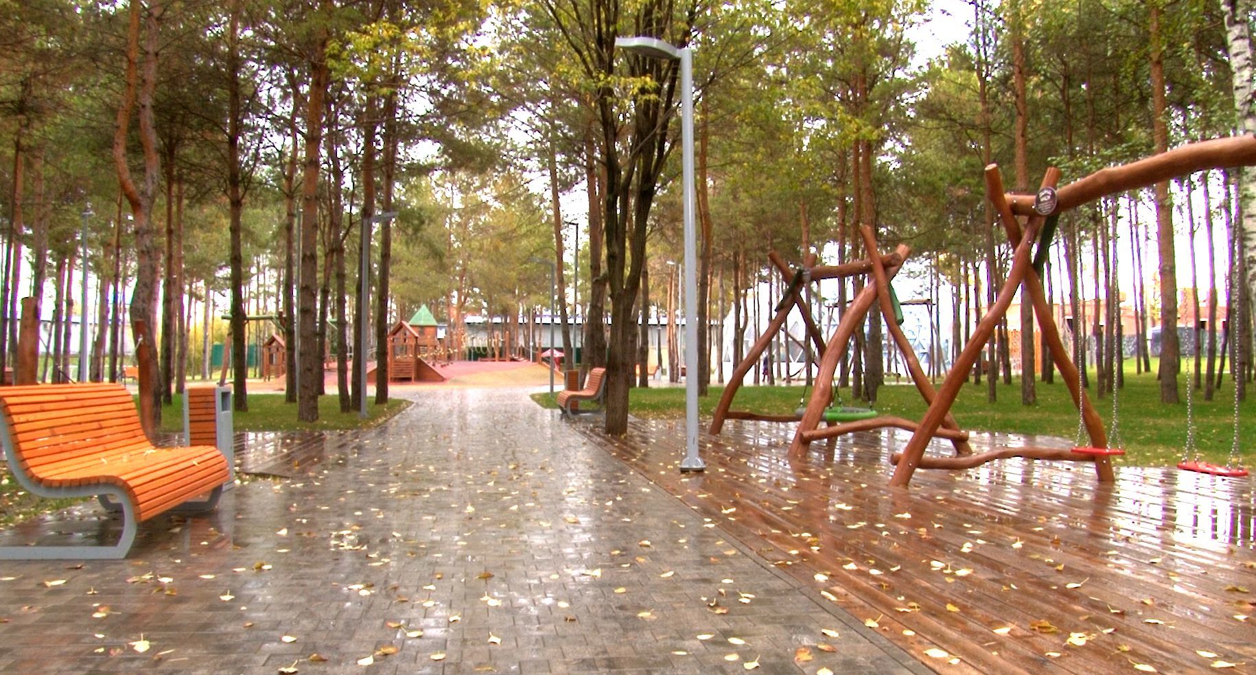 Альметьевский парк «Здоровье» частично открыли для прогулок