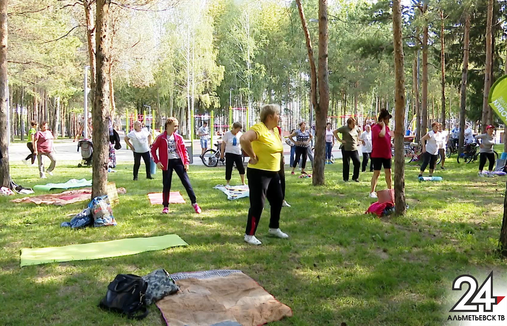 Бесплатные тренировки «Зеленого фитнеса» в Альметьевске станут ежедневными 