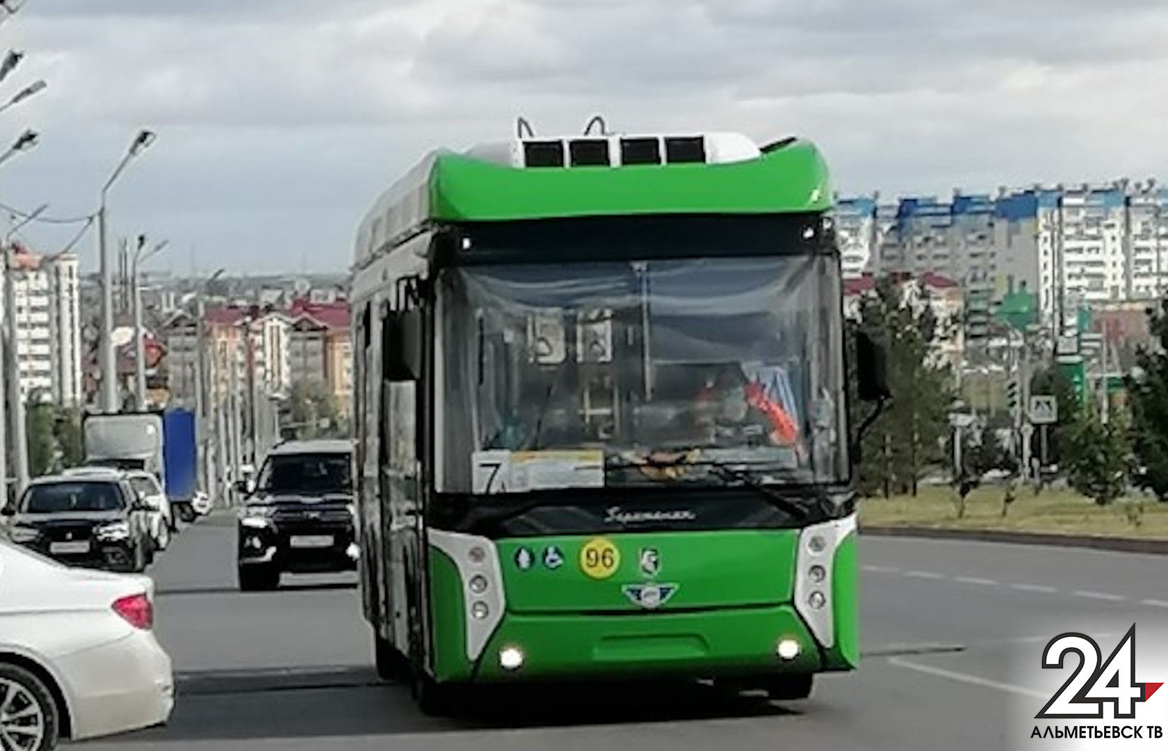 В Альметьевске запустили новый троллейбусный маршрут