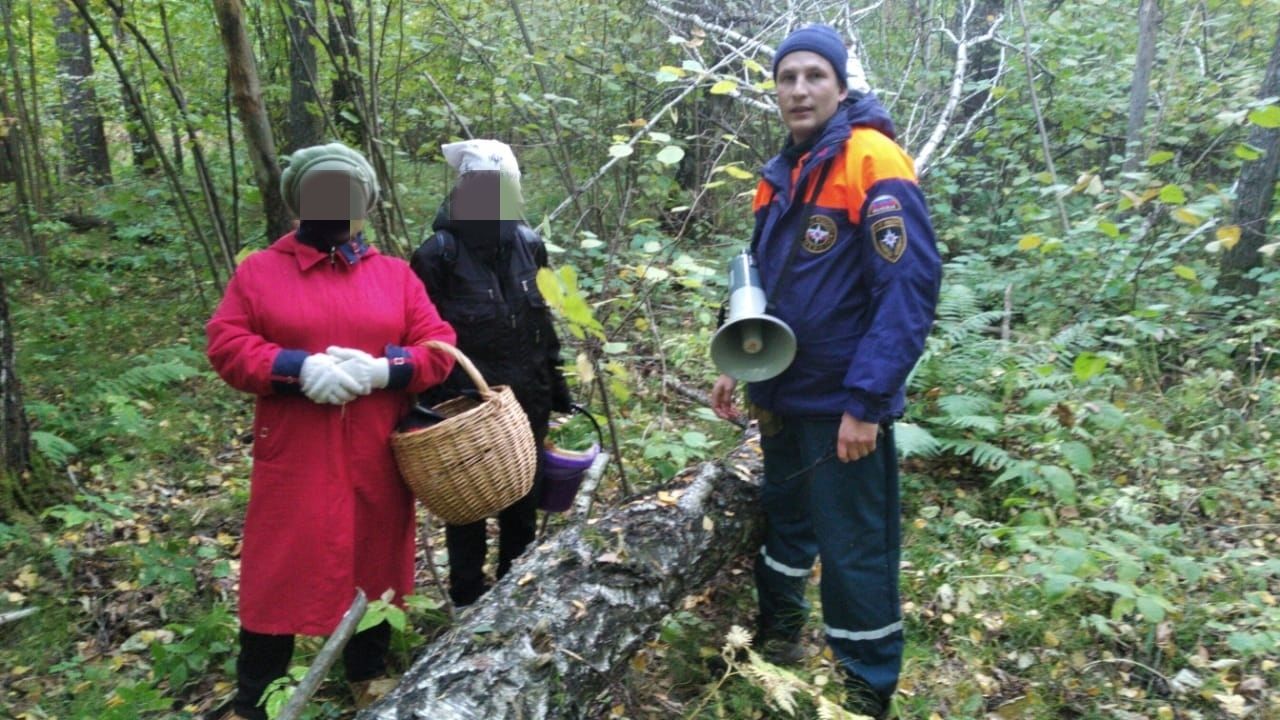 В Татарстане спасатели нашли женщин, заблудившихся в лесу