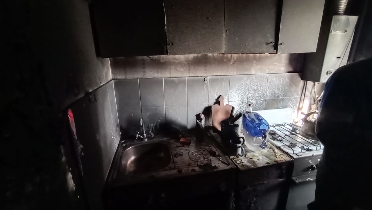 В Альметьевске в результате пожара пострадал хозяин квартиры