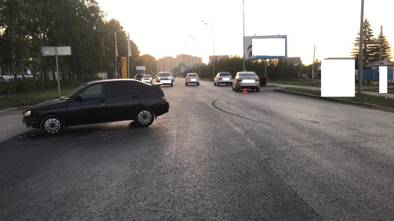 В Альметьевске в аварии пострадала пассажирка иномарки