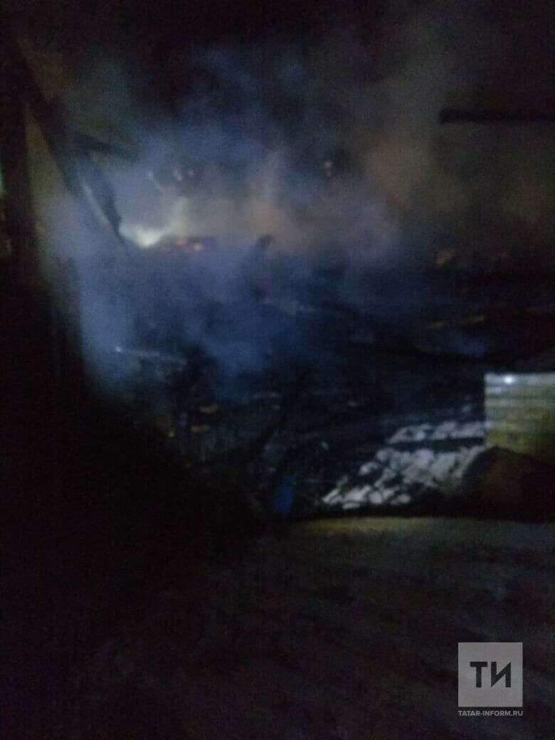 В Азнакаевском районе на пожаре погиб мужчина