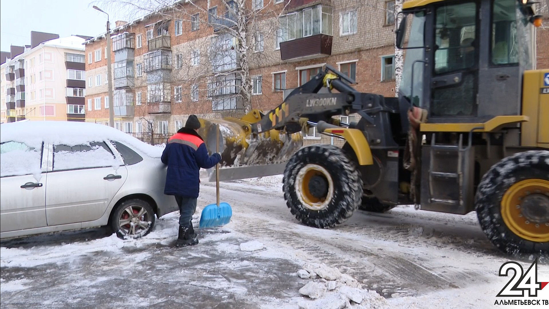 Опубликован график уборки снега 11 февраля в Альметьевске