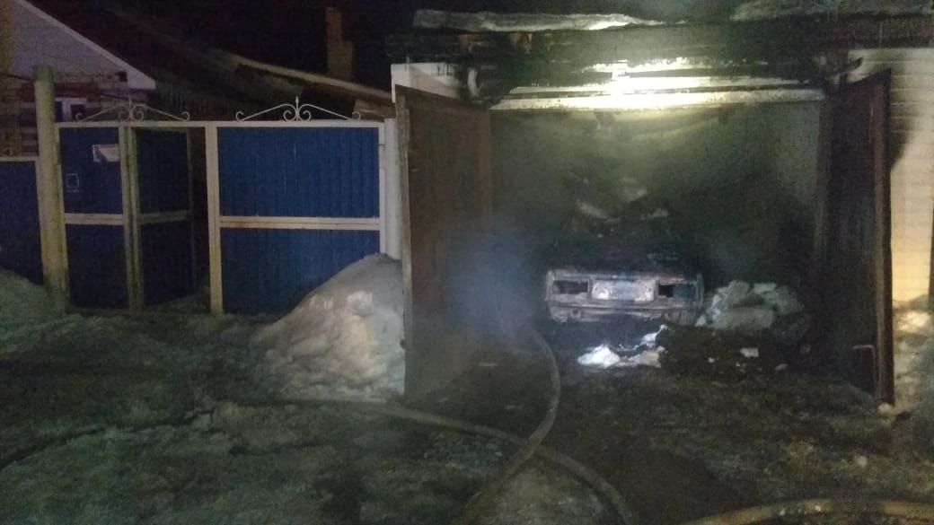 В Альметьевском районе на пожаре погиб мужчина