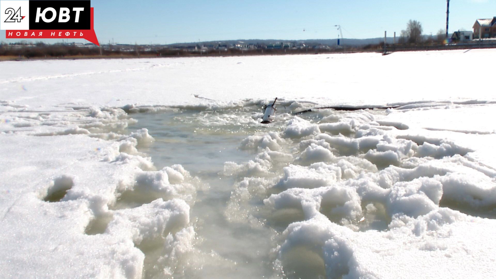 Воду городского озера в Альметьевске насытили кислородом
