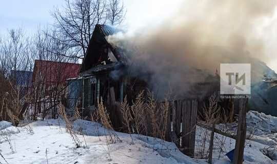 В Лениногорском районе на пожаре погибла женщина
