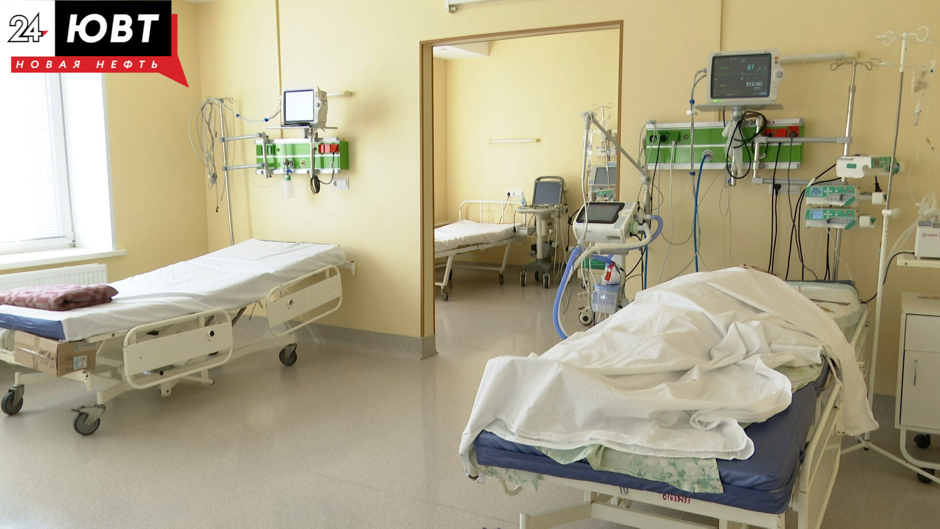 Во временном госпитале в Альметьевске лечатся 120 пациентов, состояние одиннадцати – крайне тяжелое