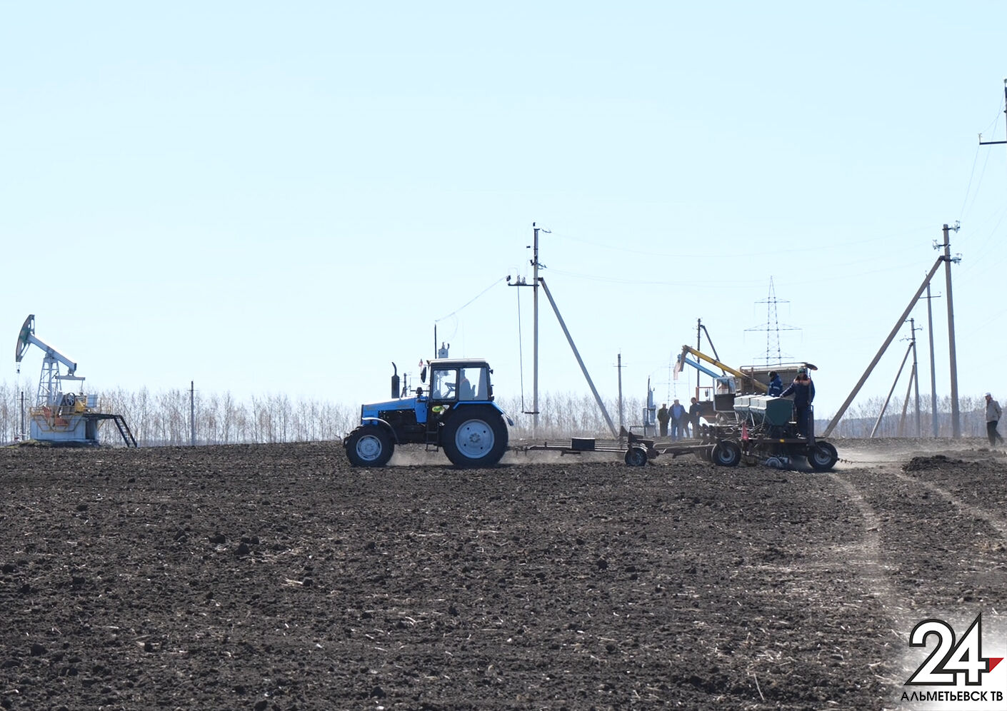 На юго-востоке Татарстана начались весенние полевые работы