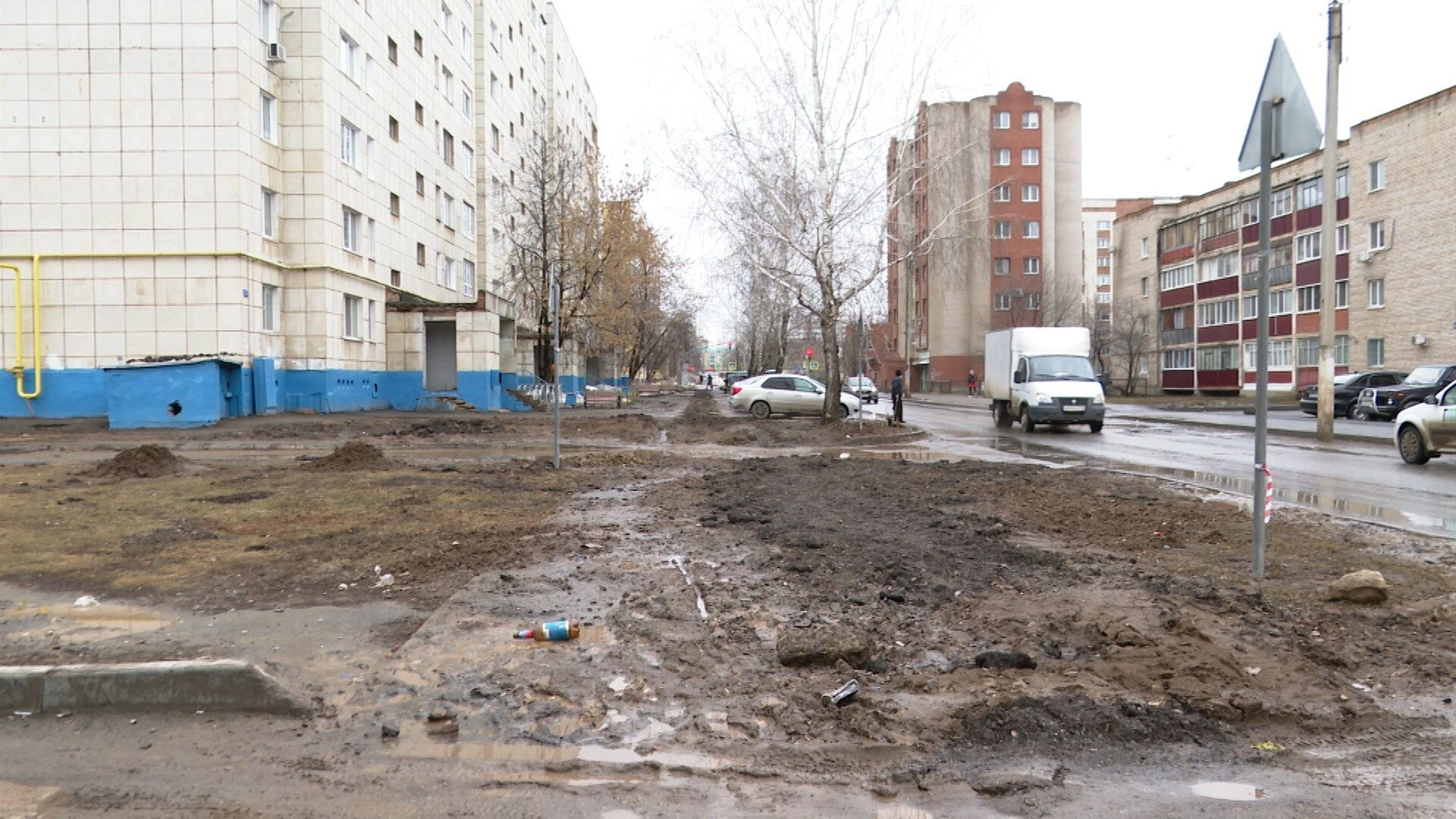 Весна в России грязь