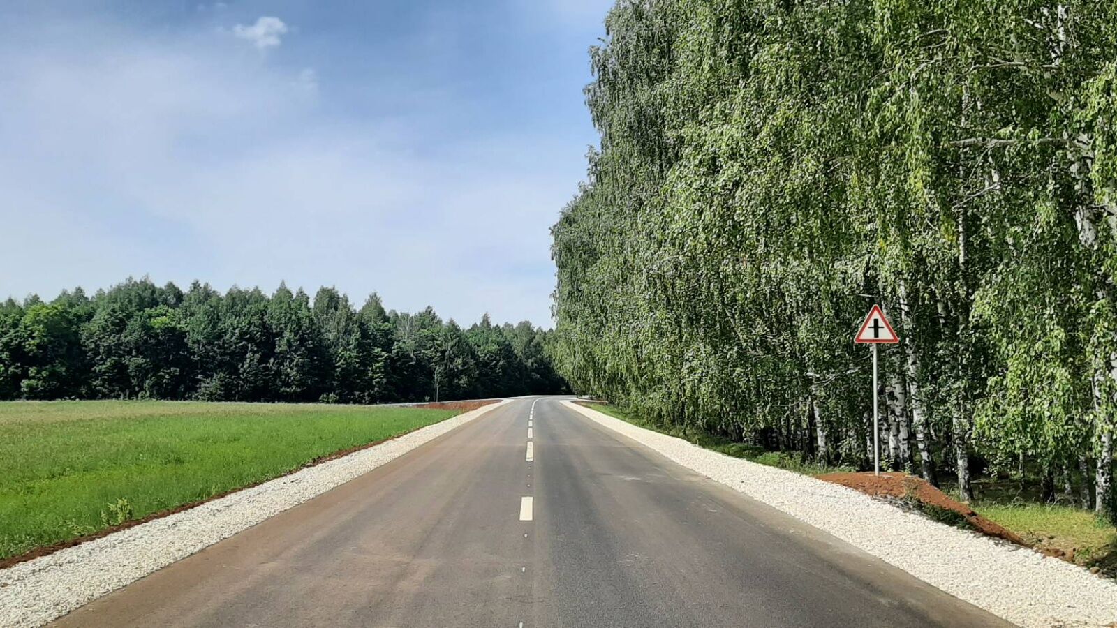 В Татарстане завершился ремонт дороги регионального значения