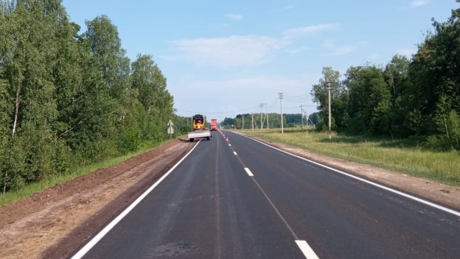 В Альметьевском районе завершился ремонт дороги Альметьевск – Азнакаево