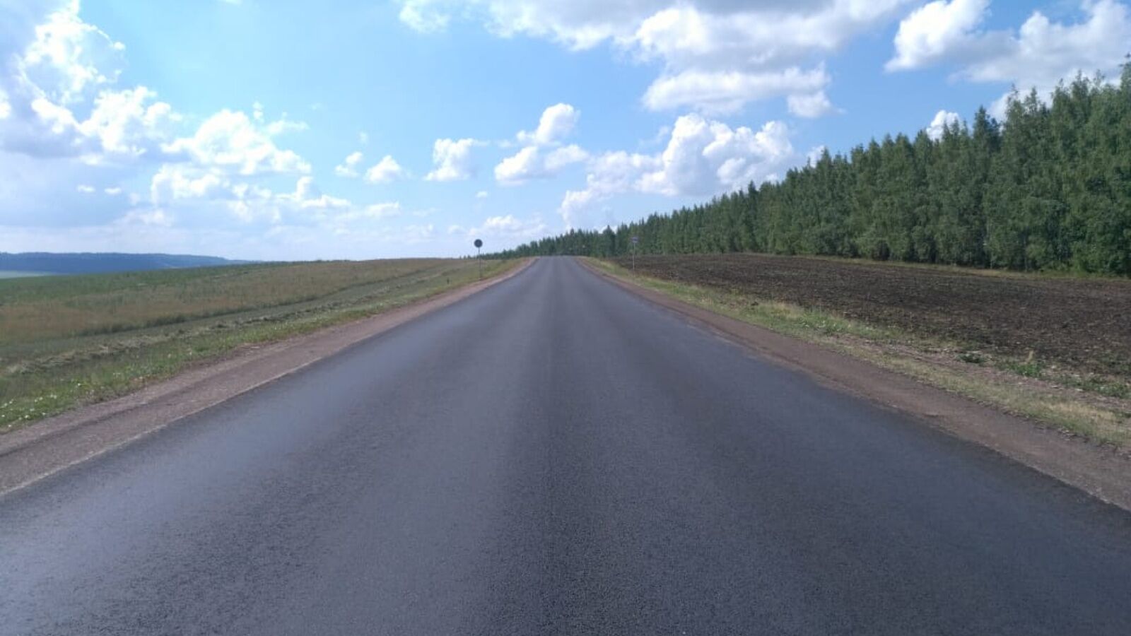 На юго-востоке Татарстана завершился ремонт участка дороги Азнакаево – Ютазы – М-5