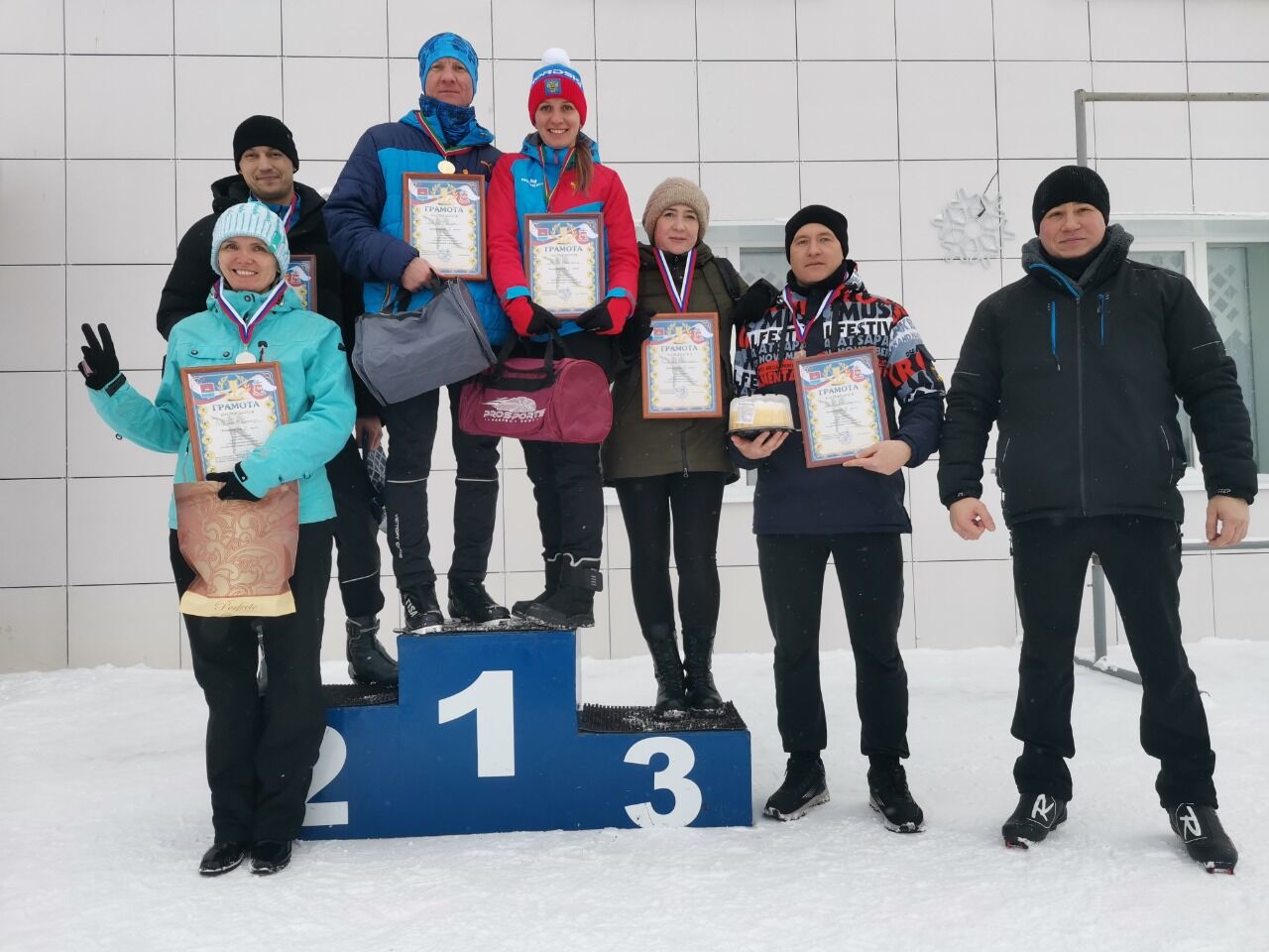 В Бугульминском районе прошли соревнования по лыжным гонкам среди сотрудников полиции