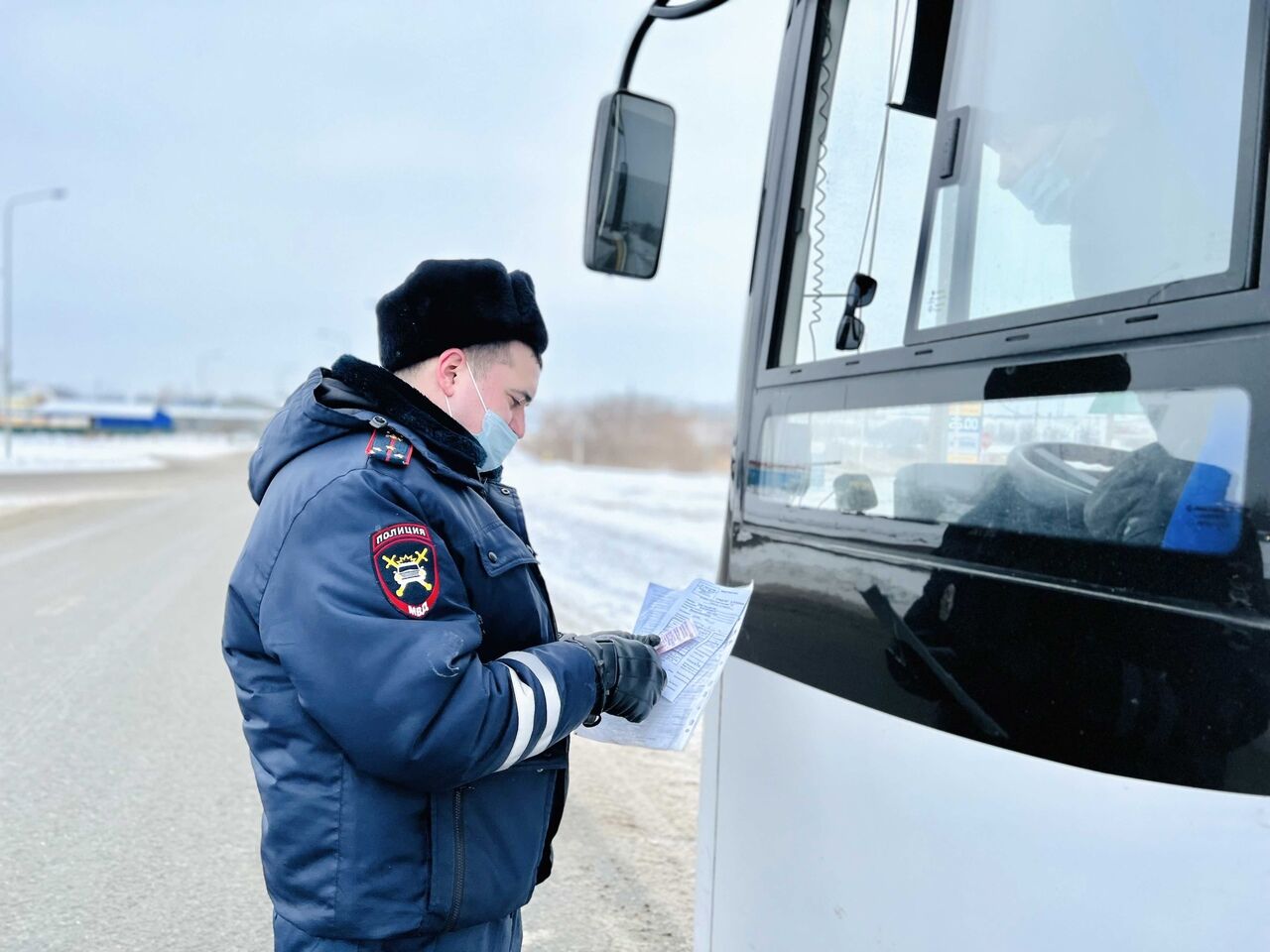 В Альметьевском районе во время рейда по автобусам выявили 8 нарушений ПДД