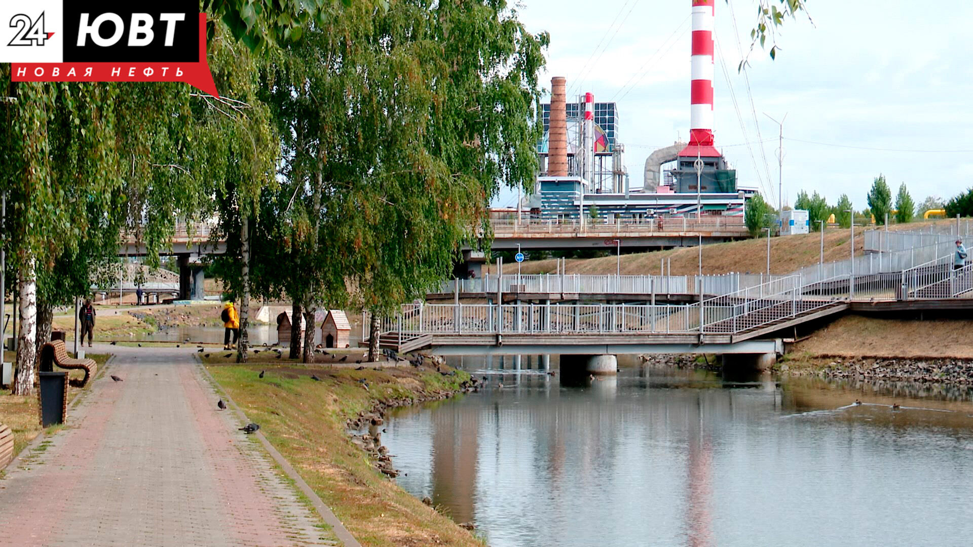 В Альметьевске из-за жалоб экологи отобрали пробы воды на каскаде прудов