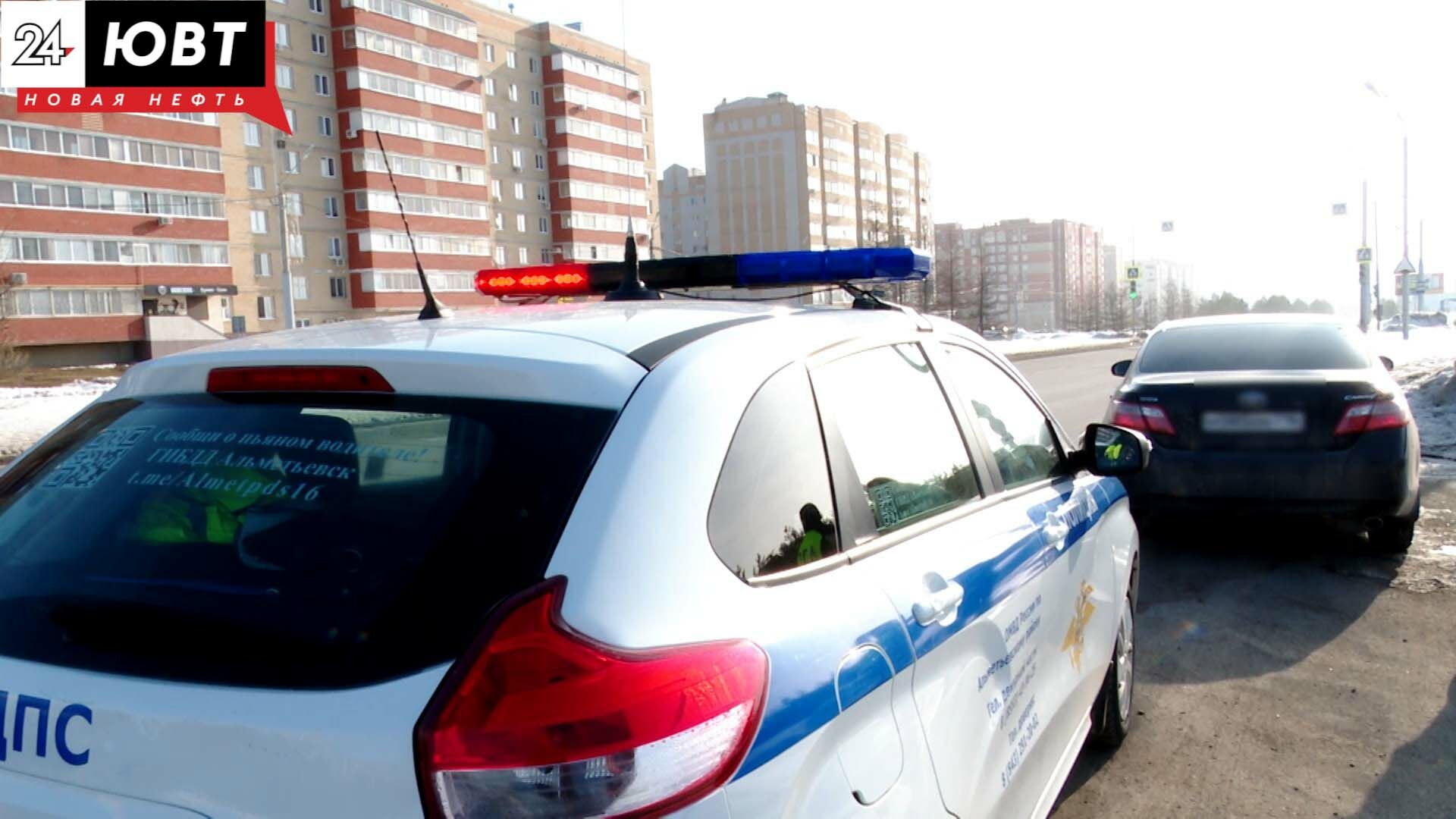 В Альметьевском районе за месяц поймали 92 нетрезвых водителя