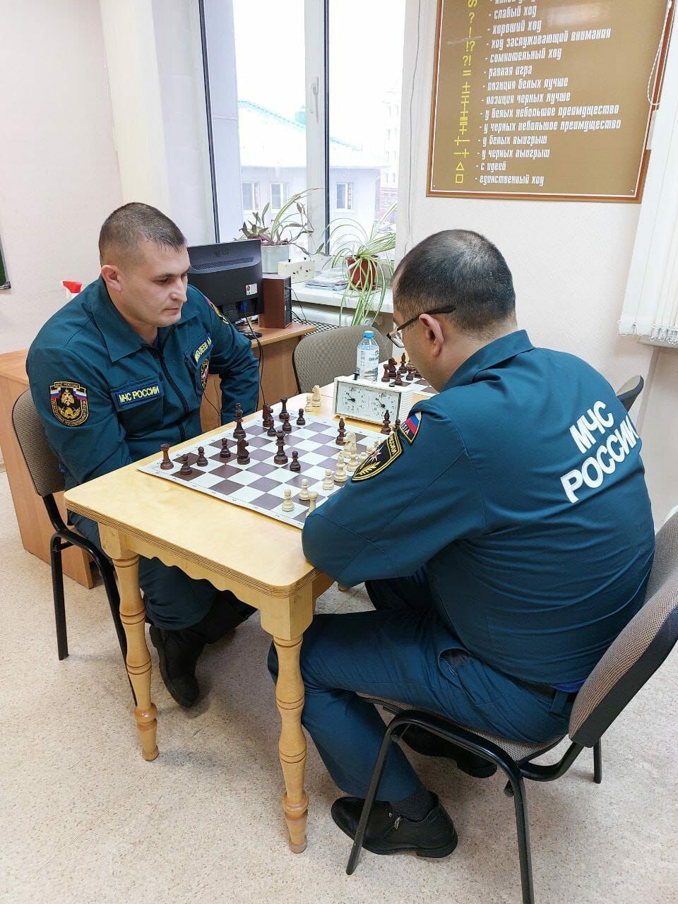 В Альметьевске прошли соревнования по шахматам среди пожарных
