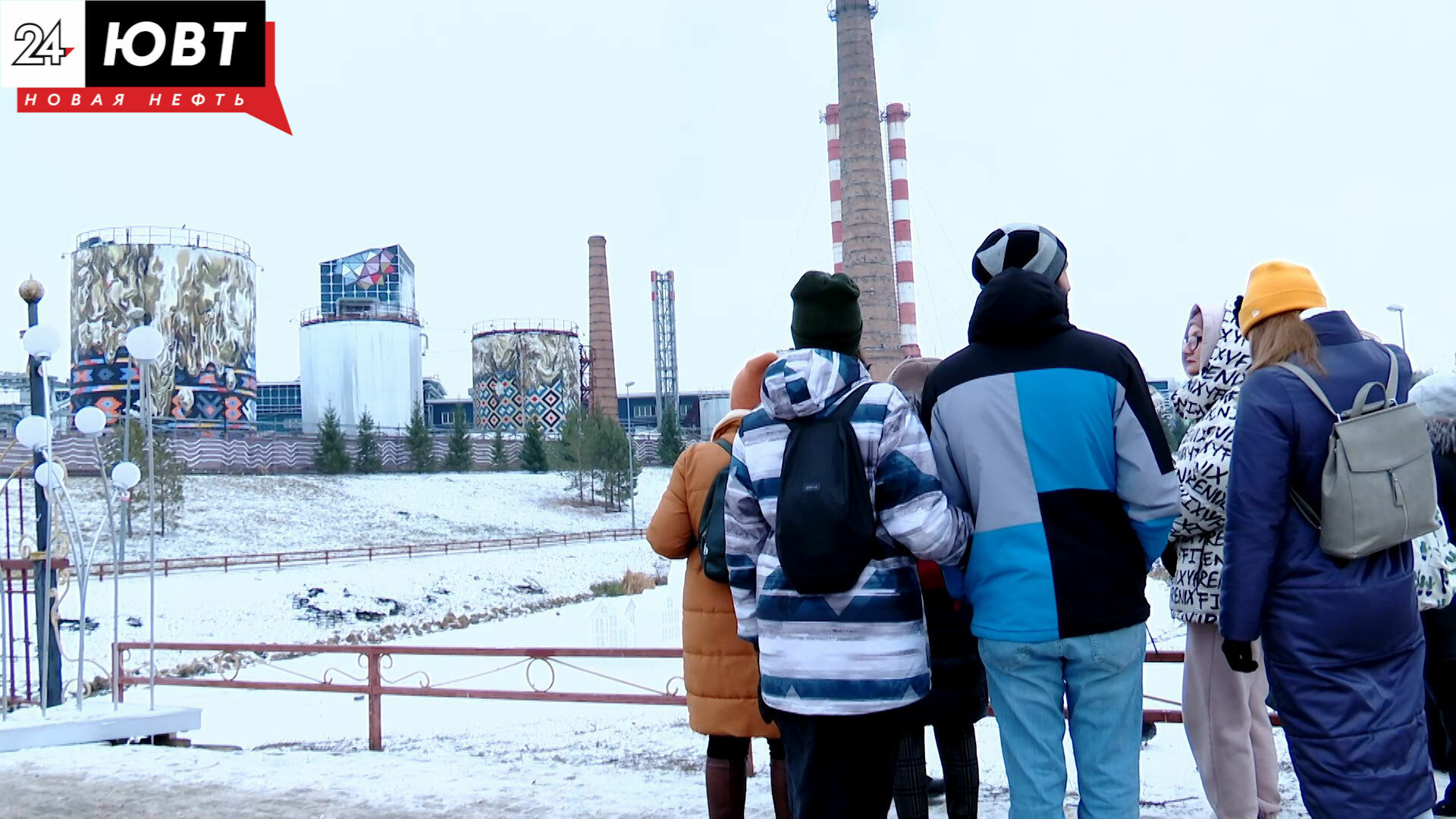 Альметьевцев приглашают на бесплатную экскурсию по зимнему Индустриальному скверу