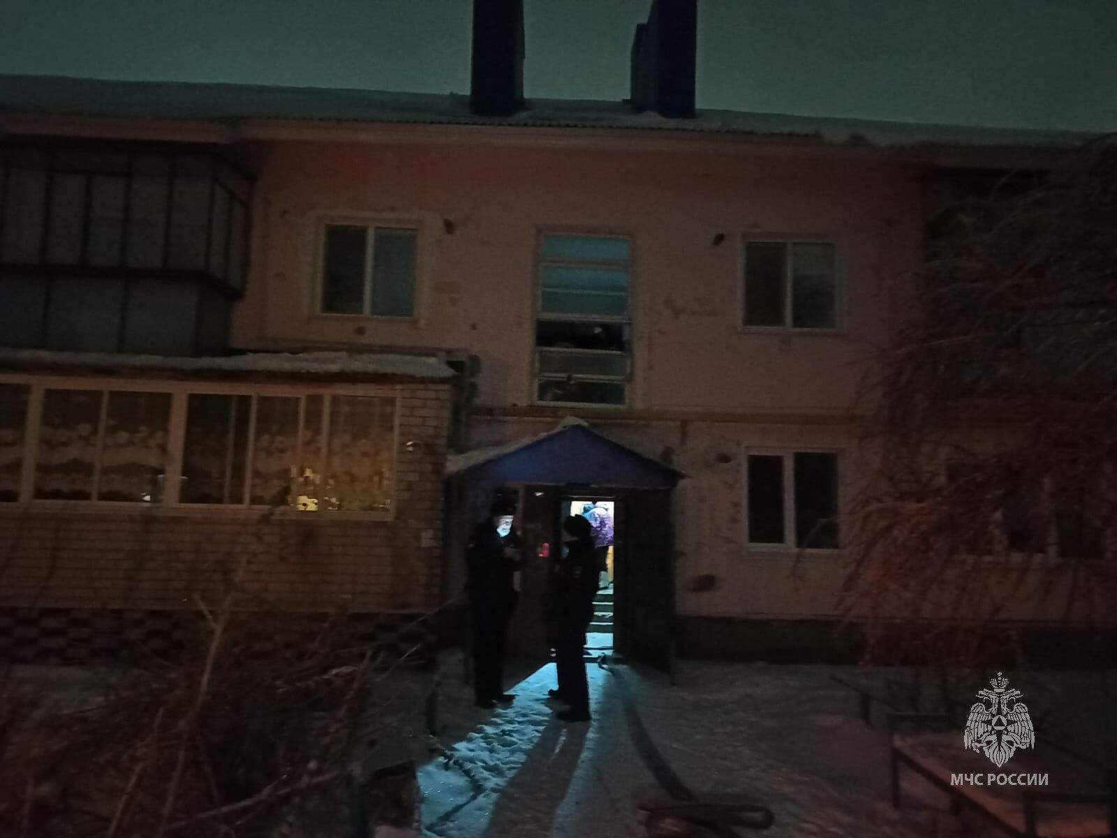 В Лениногорске на пожаре погибли два человека