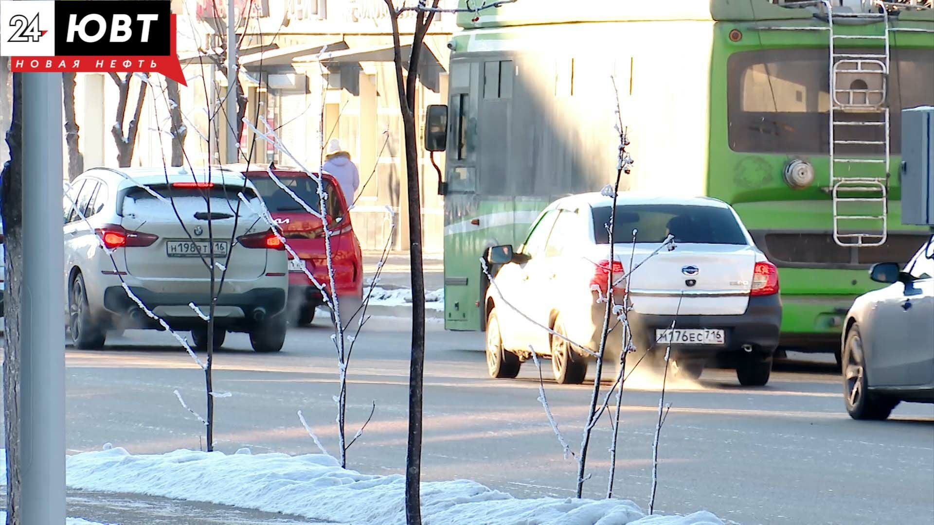 В Альметьевске в новогодние праздники изменится график работы общественного транспорта