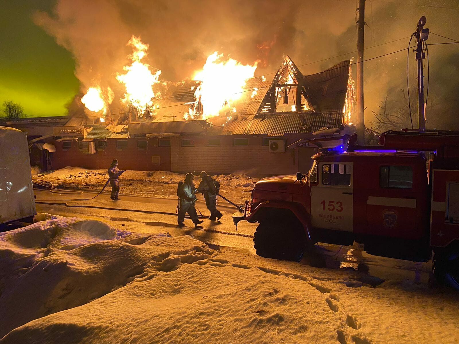 В Зеленодольском районе на пожаре погибли два человека